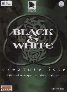 Poster Black & White: Creature Isle