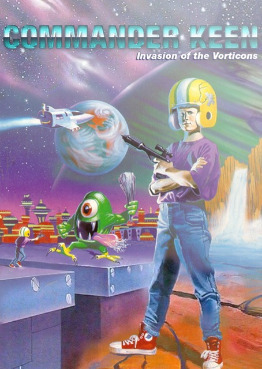 Poster Commander Keen in Invasion of the Vorticons