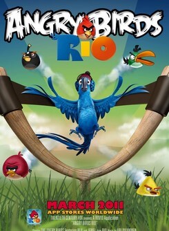 Poster Angry Birds Rio