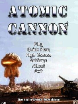Poster Atomic Cannon