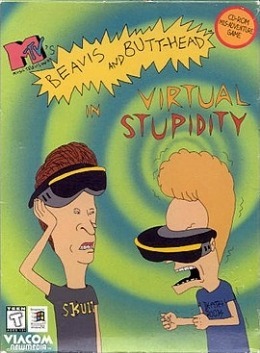 Poster Beavis and Butt-Head in Virtual Stupidity