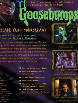 Poster Goosebumps: Escape from Horrorland