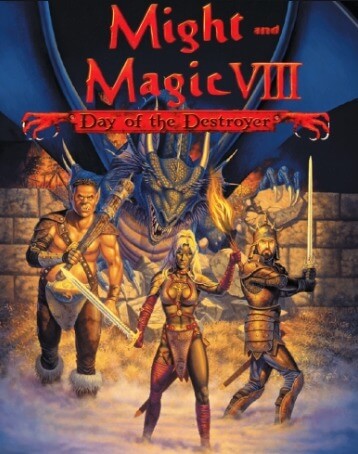 Poster Might and Magic VIII: Day of the Destroyer