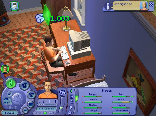 downloaded sims 2