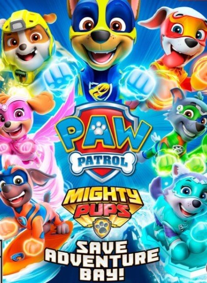 Poster PAW Patrol Mighty Pups Save Adventure Bay